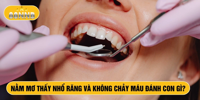 Nằm mơ thấy nhổ răng và không chảy máu đánh con gì